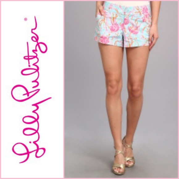 Lilly Pulitzer Pants - Lilly Pulitzer The Walsh Short Jellies Be Jammin